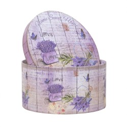 Set 3 cutii cu forma rotunda si model / CD4389_1