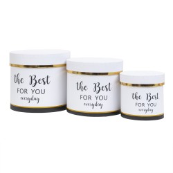 Set 3 cutii cu forma cilindrica si model / CD4415_1