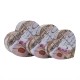 Set 3 cutii in forma de inima, cu model / CD4416_2