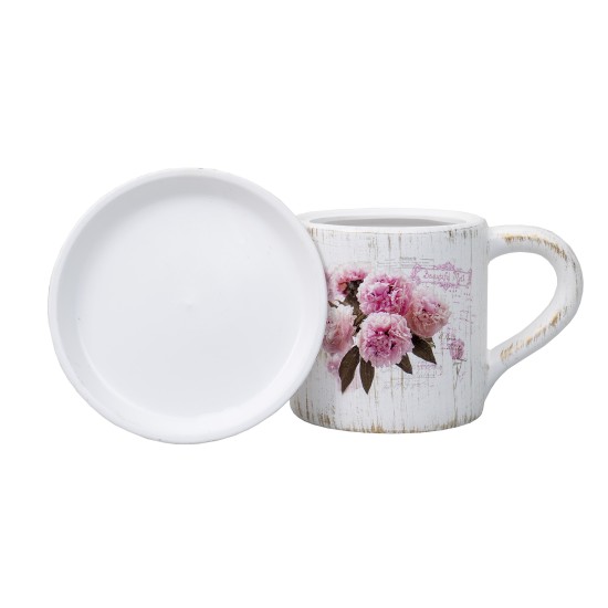 Stropitoare pentru flori din ceramica, model bujor, B.S.P. / CD4530_3