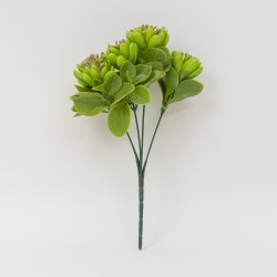 Buchet suculent artificial, culoare roz, H 27 cm, B.S.P. / CD4606_1