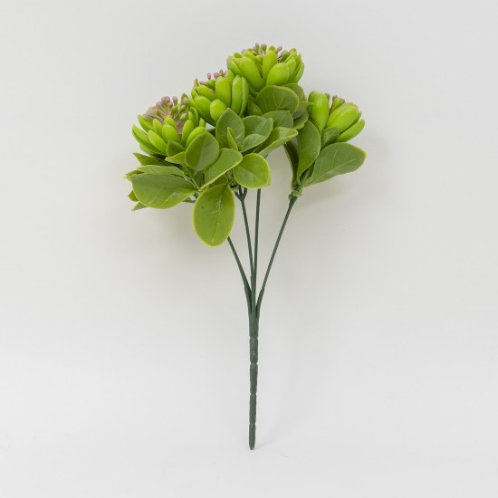 Buchet suculent artificial, culoare roz, H 27 cm, B.S.P. / CD4606_1