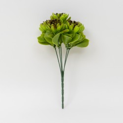 Buchet suculent artificial, culoare maro, H 27 cm, B.S.P. / CD4606_3