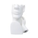 Vaza din ceramica, culoare alb, model bust, B.S.P. / CD4910_1