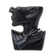 Vaza din ceramica, culoare negru, model bust, B.S.P. / CD4910_2