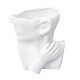 Vaza din ceramica, culoare alb, model bust, B.S.P. / CD4910_1