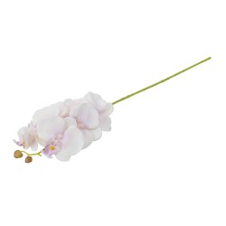 Orhidee 6 flori din material textil, culoare roz deschis, H 70 cm, B.S.P. / CD4920_1