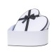 Set 3 cutii in forma de inima, cu fundita / CD4924_Alb