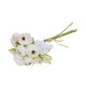 Buchet mix de flori artificiale, culoare alb, H 30 cm, B.S.P. / CD4938_1