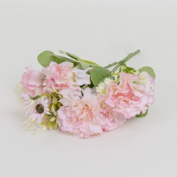 Buchet garoafe artificiale, culoare roz, H 30 cm, B.S.P. / CD4942_1