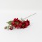 Fir floarea soarelui artificiala, cu 3 flori, culoare rosu, H 60 cm, B.S.P. / CD4945_1