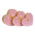 Set 3 cutii in forma de inima, cu capac roz / CD4954_Roz