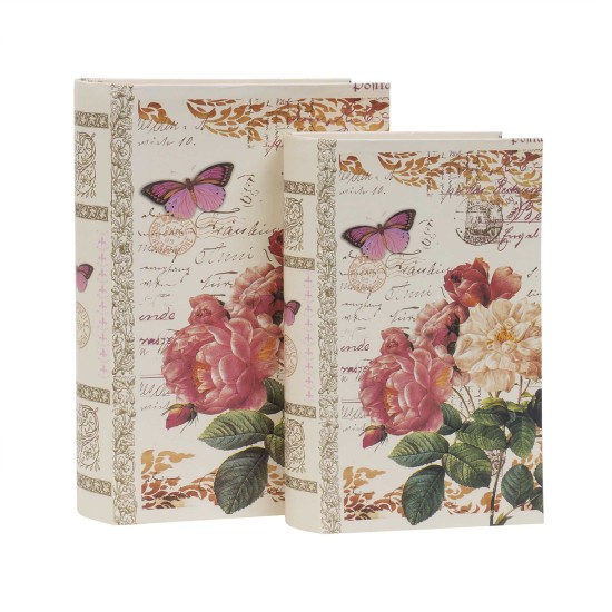 Set 2 cutii cu forma de carte si model / CD4958_2