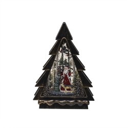 Decoratiune Craciun in forma de brad, luminos, muzical, alimentare USB/ baterii / CD5018_A