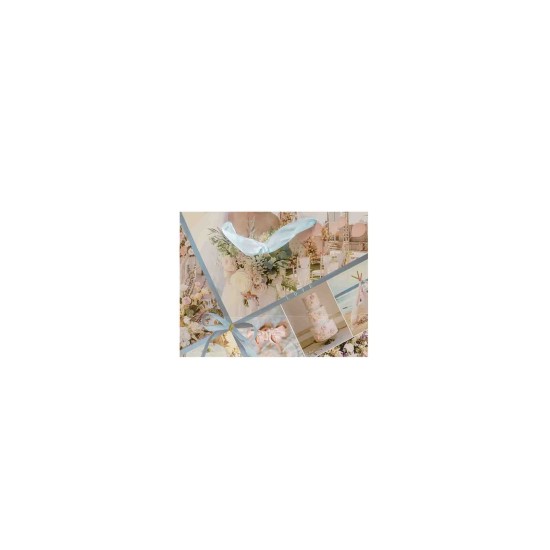 Set 12 pungi cadou, imprimeu nunta, 22x15x9.5 cm, B.S.P. / CD5032_1