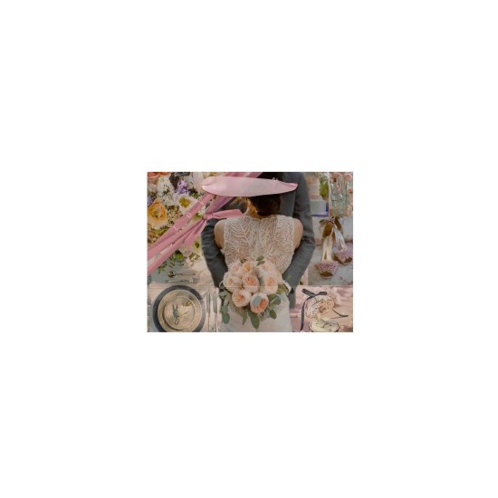 Set 12 pungi cadou, imprimeu nunta, 22x15x9.5 cm, B.S.P. / CD5032_4