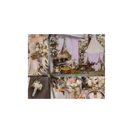 Set 12 pungi cadou, imprimeu nunta, 32X27X9.5 cm, B.S.P. / CD5033_2