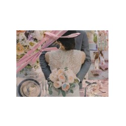 Set 12 pungi cadou, imprimeu nunta, 44X32X12 cm, B.S.P. / CD5034_4