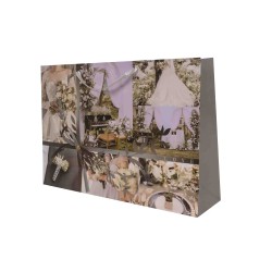 Set 12 pungi cadou, imprimeu nunta, 44X32X12 cm, B.S.P. / CD5034_2