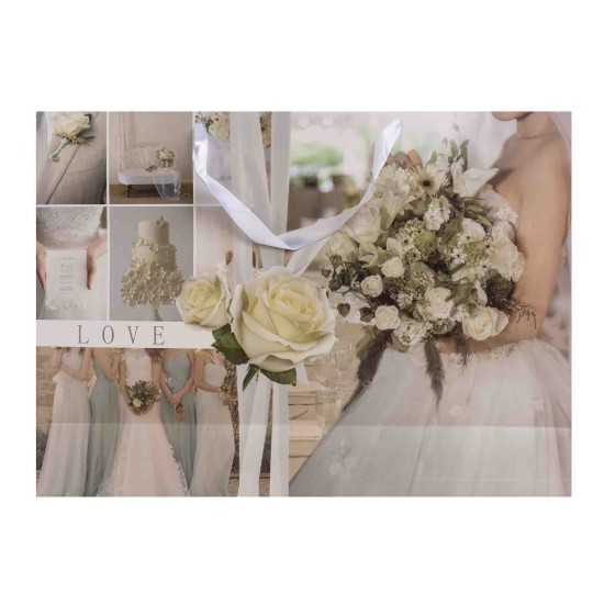 Set 12 pungi cadou, imprimeu nunta, 55X44X15 cm, B.S.P. / CD5038_3