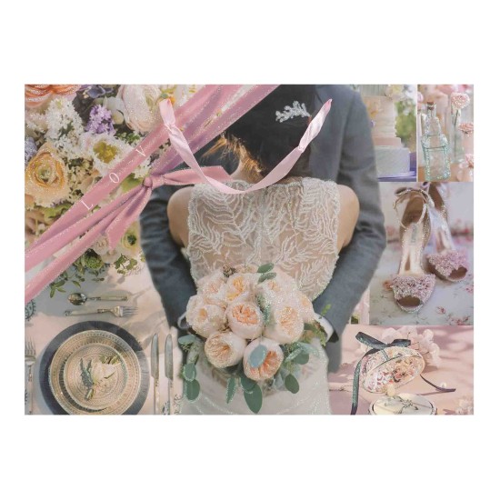 Set 12 pungi cadou, imprimeu nunta, 55X44X15 cm, B.S.P. / CD5038_4