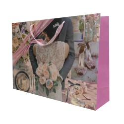 Set 12 pungi cadou, imprimeu nunta, 55X44X15 cm, B.S.P. / CD5038_4