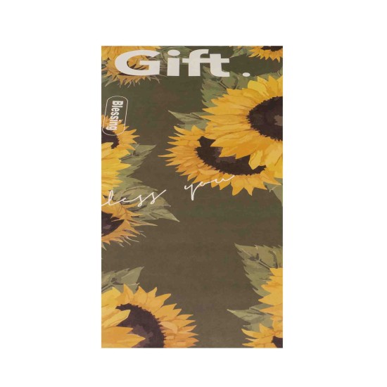 Hartie floristica, 10/set, culoare maro, 58x58 cm, B.S.P. / CD5039_1