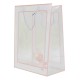 Set 10 pungi transparente pentru flori, culoare roz, 35X25X15 cm, B.S.P. / CD5051_2
