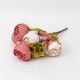 Buchet bujor artificial, 12 fire, culoare roz, 50x12 cm, B.S.P. / CD533_5