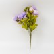Buchet bujor artificial, 12 fire, culoare mov, 50x12 cm, B.S.P. / CD533_1