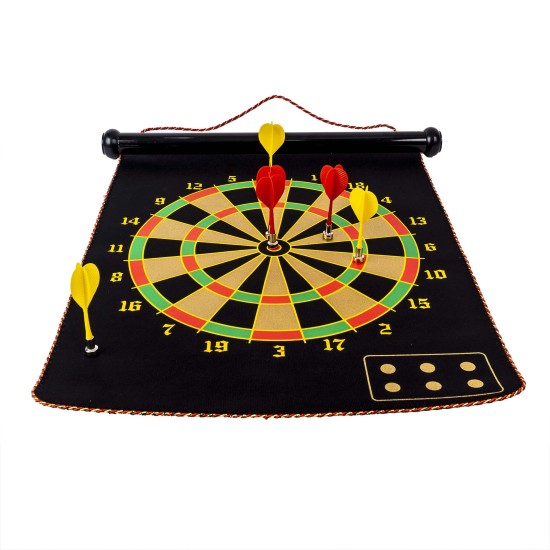 Joc Darts Magnetic SAFETY cu 6 sageti, 46x38cm / CD624