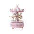 Carusel muzical, roz, rotativ, 10 x18 cm / SL233_4