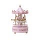 Carusel muzical, roz, rotativ, 10 x18 cm / SL233_4