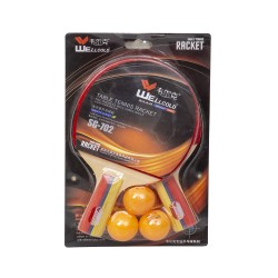 Set palete PING-PONG, 3 mingii, B.S.P. / CD947
