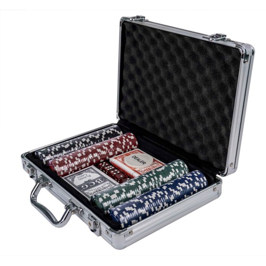 Joc de poker in servieta, 200 jetoate, B.S.P. / SL717