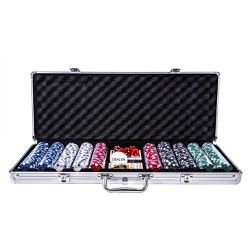 Joc poker, 500 jetoane cu servieta / SL247