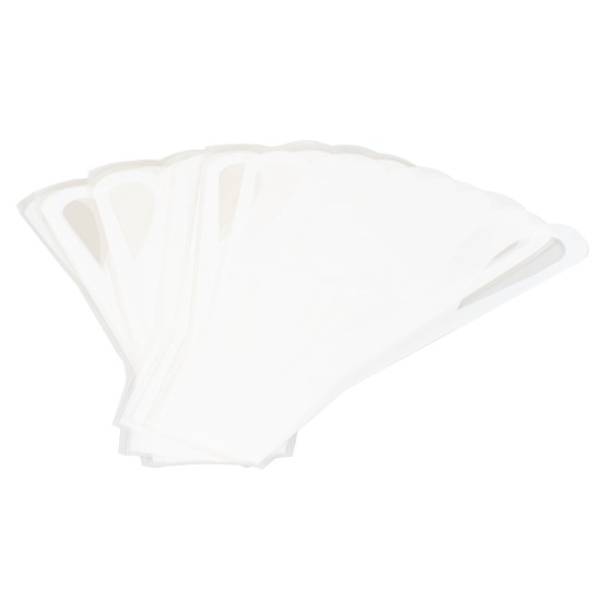 Ambalaj ghiveci lalea, culoare alb, 50x11,5 cm, 20/set, B.S.P. / SL001_A