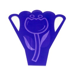 Ambalaj ghiveci lalea, culoare mov, 50x11,5 cm, 20/set, B.S.P. / SL001_MV