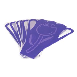 Ambalaj ghiveci lalea, culoare mov, 50x11,5 cm, 20/set, B.S.P. / SL001_MV