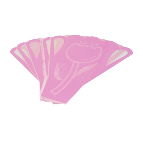 Ambalaj ghiveci lalea, culoare roz deschis, 50x11,5 cm, 20/set, B.S.P. / SL001_RZD