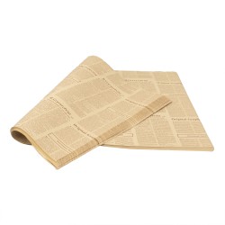 Ambalaj ziar, 50/set, model scris mic, culoare grena, B.S.P. / SL004_G