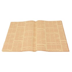 Ambalaj ziar, 50/set, model scris mic, culoare rosu, B.S.P. / SL004_RS