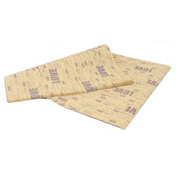 Ambalaj ziar, 50/set, model scris mare, culoare mov, B.S.P. / SL004_MV