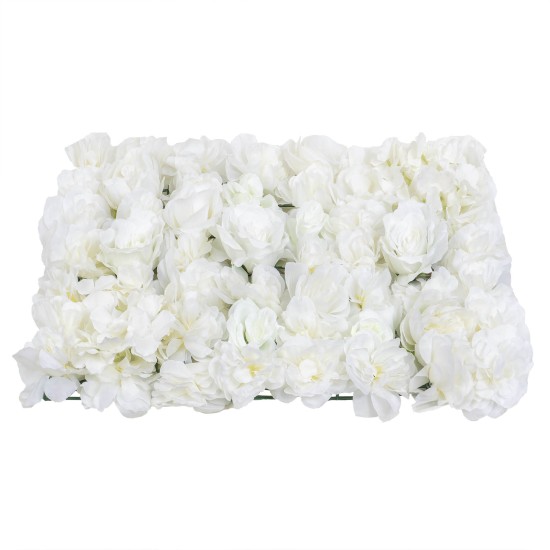 Covor din flori, artificial 40x60cm / SL016_alb