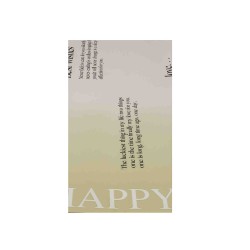 Folie celofan, 20/set, model happy every day, culoare crem, 58x58 cm, B.S.P. / SL018_1