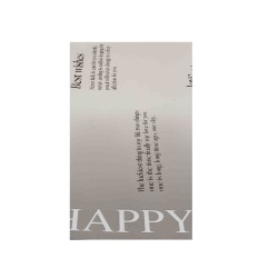 Folie celofan, 20/set, model happy every day, culoare gri, 58x58 cm, B.S.P. / SL018_2