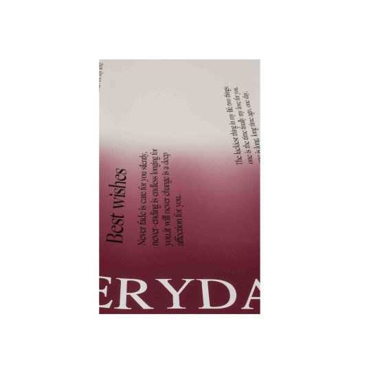 Folie celofan, 20/set, model happy every day, culoare rosu, 58x58 cm, B.S.P. / SL018_4