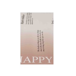 Folie celofan, 20/set, model happy every day, culoare roz, 58x58 cm, B.S.P. / SL018_5