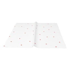 Folie celofan, model cu inimi, 20/set, culoare alb, 58x55 cm, B.S.P. / SL020_A