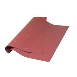 Folie celofan, model cu inimi, 20/set, culoare rosu, 58x55 cm, B.S.P. / SL020_R